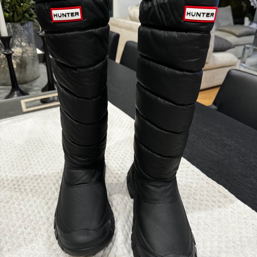 BRAND NEW HUNTER INTREPID BLACK WINTER/SNOW BOOTS Size 8/39